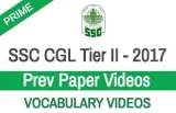 Ssc cgl prev paper vocabulary 