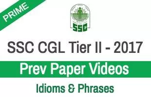 Ssc cgl prev paper vocabulary