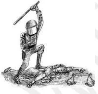 Repression  - The action of subduing someone or something by force