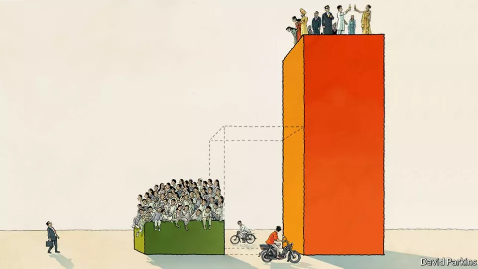India’s missing middle   india has a hole where its middle class should be
