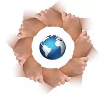Intertwined - (To be or become very closely involved with each other),