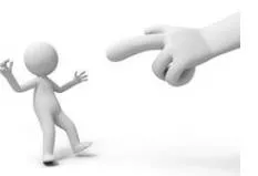 Accusatory - (Accusing or blaming someone),