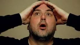 Jolted  - (A sudden feeling of shock, surprise, or disappointment)