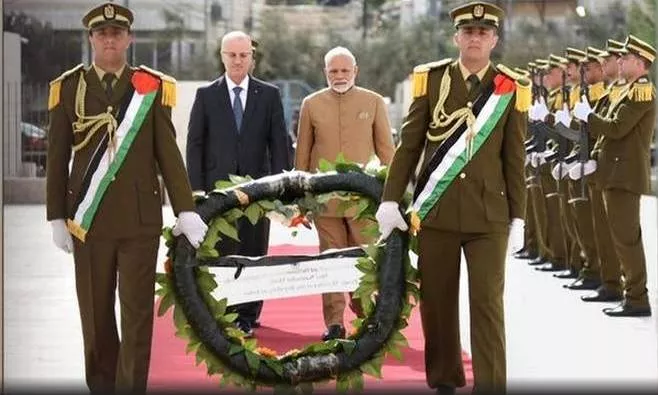 Modi reiterates support for palestine