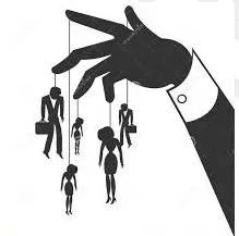 Subservient  - (Prepared to obey others unquestioningly.)