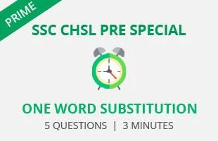 One word substitution