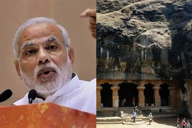 Pm narendra modi ‘surprised’ as electricity reaches elephanta caves  how ‘bijli’ reached site 70 yrs after independence