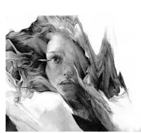 Semblance  - (The outward appearance or apparent form of something, especially when the reality is different.)