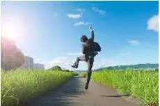 Gleeful  - (Exuberantly or triumphantly joyful.)