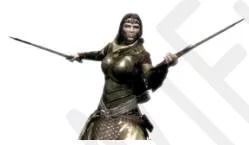 Brandish  - : (Wave or flourish (something, especially a weapon) as a threat or in anger or excitement..)