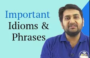 Important idioms & phrases