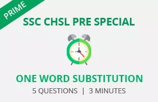 One word substitution