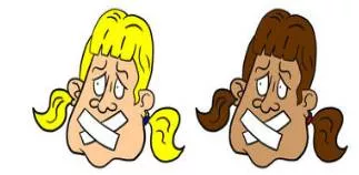 Gag  - (To prevent from exercising freedom of speech or expression)