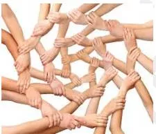Synergy  - (The combining of different groups, processes, objects, or people to increase success.)