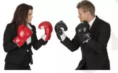 Confrontation  - An argument or fight: