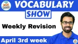 Vocab weekly revision video