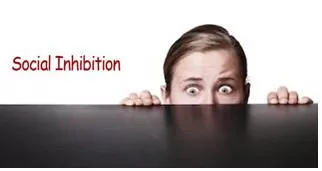 Inhibition  - A feeling of embarrassment or worry that prevents you from saying or doing what you want: