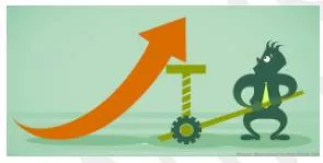 Ratchet (something) up  - To increase, or make something increase, repeatedly and by small amounts.