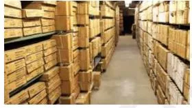 Repository  - A location for storage, often for safety or preservation.