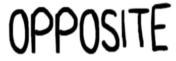 Antithetic  - Directly opposed or contrasted; opposite