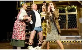 Farce  - A situation that is very badly organized or unfair and which is a subject of ridicule.
