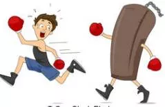 Retaliate  - Make a counterattack and return like for like, especially evil for evil.