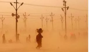 Drowning in dust  dealing with extreme weather