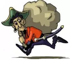 Plunder  - Steal goods from (a place or person), typically using force and in a time of war or civil disorder.