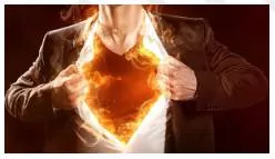 Ardent  - Showing strong feelings.