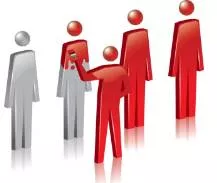 Assimilate  - To become a part of group/ absorb and digest.