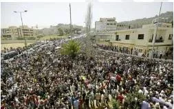 Tumult  - A loud, confused noise, especially one caused by a large mass of people.