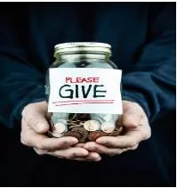Solicit  - To request or ask someone for money, information, or help.