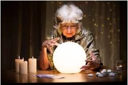 Prescient  - Knowing or suggesting correctly what will happen in the future: