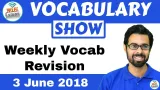 Vocab weekly revision video
