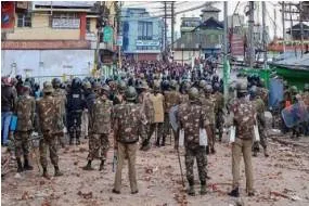 Violence in the hills  on shillong unrest