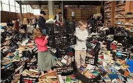 Glut  - An excessive supply of something. (भरमार,