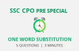 One word substitution