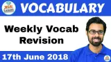 Vocab weekly revision video