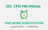 One word substitution