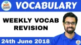 Vocab weekly revision video