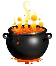 Cauldron  - A state or situation of great distress or unrest felt to resemble a boiling kettle or vat.