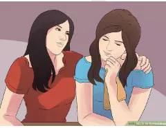Sympathise  - To understand and care about someone's problems.