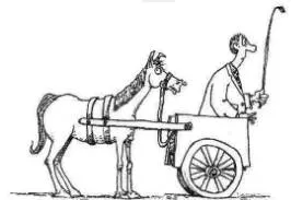 Putting the cart before the horse - To do things out of the proper order.