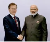 Moon shine  on india south korea ties