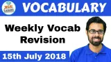 Vocab weekly revision video