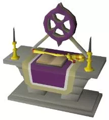 Altar - A type of table used in ceremonies in a Christian church or in other religious buildings.