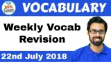 Vocab weekly revision video