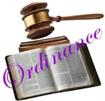 Ordinance - An authoritative order.