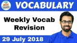 Vocab weekly revision video