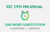 One word substitution